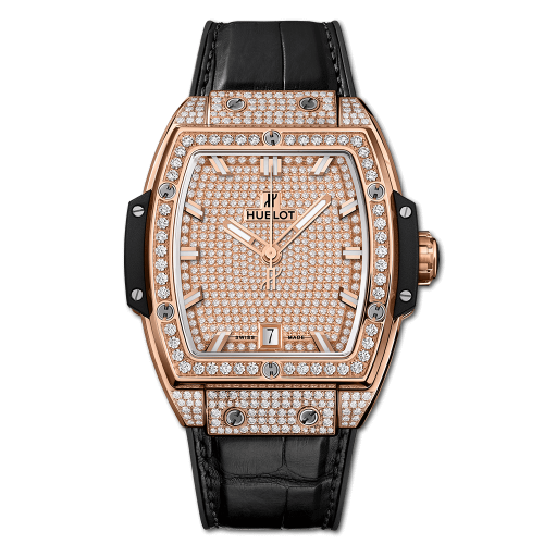 Hublot Spirit of Big Bang 39 King Gold / Full Pave 665.OX.9010.LR.1604 Hublot Spirit of Big Bang 39 King Gold / Full Pave 665.OX.9010.LR.1604