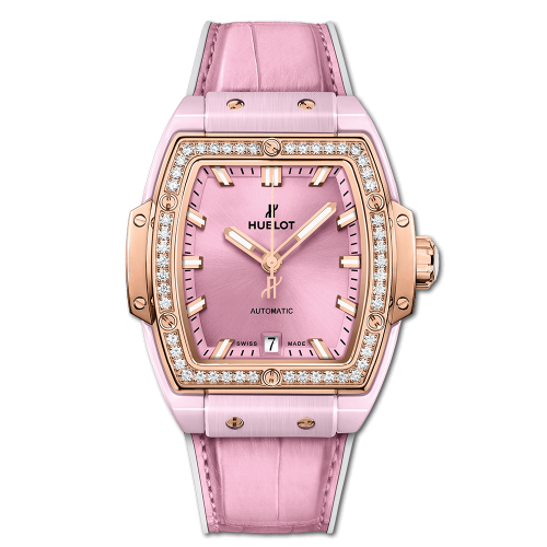 Hublot Spirit of Big Bang 39 Pink Ceramic / King Gold / Diamonds 665.RO.891P.LR.1204 Hublot Spirit of Big Bang 39 Pink Ceramic / King Gold / Diamonds 665.RO.891P.LR.1204