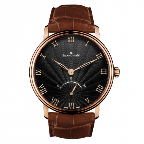Blancpain Villeret Ultraplate Seconde Retrograde Red Gold / Black 6653-3630-55B Blancpain Villeret Ultraplate Seconde Retrograde Red Gold / Black 6653-3630-55B