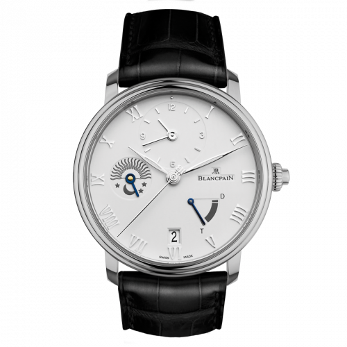 Blancpain Villeret Demi-Fuseau Horaire Stainless Steel / White 6660-1127-55B Blancpain Villeret Demi-Fuseau Horaire Stainless Steel / White 6660-1127-55B