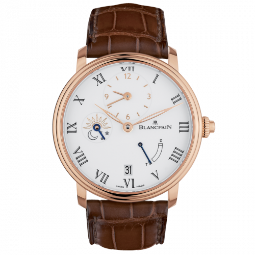 Blancpain Villeret Demi-Fuseau Horaire 8 Jours Red Gold / Enamel 6661-3631-55B Blancpain Villeret Demi-Fuseau Horaire 8 Jours Red Gold / Enamel 6661-3631-55B