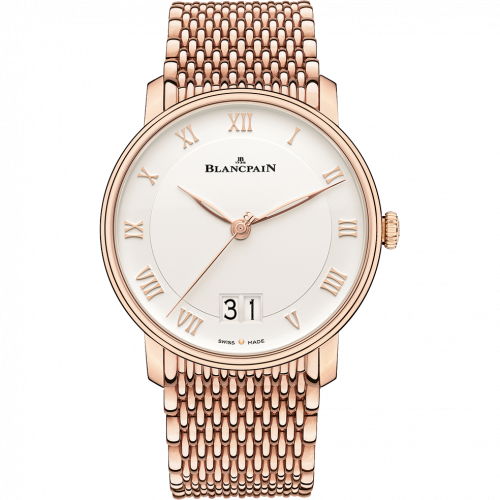 Blancpain Villeret Grande Date Red Gold / Opalin / Bracelet 6669-3642-MMB Blancpain Villeret Grande Date Red Gold / Opalin / Bracelet 6669-3642-MMB