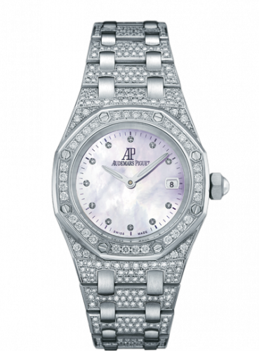 Audemars Piguet Royal Oak 67602 Quartz White Gold / Diamond / MOP / Bracelet 67602BC.ZZ.1212BC.01 Audemars Piguet Royal Oak 67602 Quartz White Gold / Diamond / MOP / Bracelet 67602BC.ZZ.1212BC.01