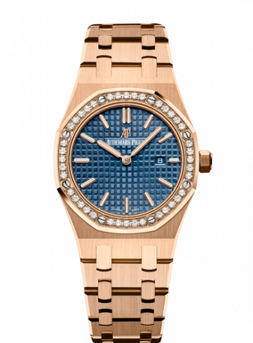 Audemars Piguet Royal Oak 67651 Quartz Pink Gold / Blue / Bracelet 67651OR.ZZ.1261OR.02 Audemars Piguet Royal Oak 67651 Quartz Pink Gold / Blue / Bracelet 67651OR.ZZ.1261OR.02