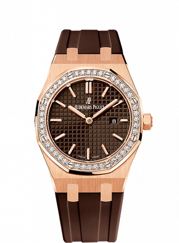 Audemars Piguet Royal Oak 67651 Quartz Pink Gold / Brown / Rubber 67651OR.ZZ.D080CA.01 Audemars Piguet Royal Oak 67651 Quartz Pink Gold / Brown / Rubber 67651OR.ZZ.D080CA.01