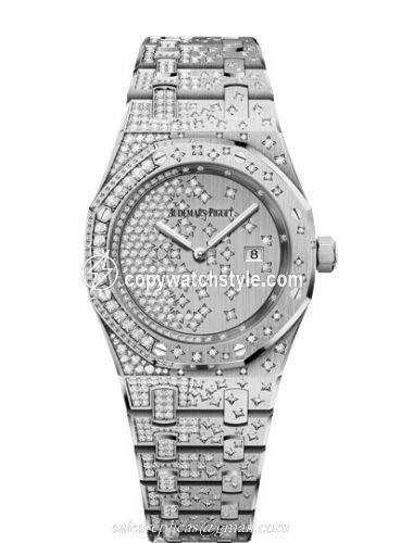 Audemars Piguet Royal Oak Quartz White Gold / Cascade / Bracelet 67654BC.ZZ.1264BC.01 Audemars Piguet Royal Oak Quartz White Gold / Cascade / Bracelet 67654BC.ZZ.1264BC.01