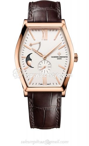 Vacheron Constantin Malte Moon Phase Pink Gold / Silver 7000M/000R-B109 Vacheron Constantin Malte Moon Phase Pink Gold / Silver 7000M/000R-B109