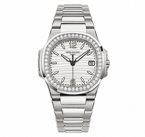 Patek Philippe Nautilus 7010 White Gold / Silvery White 7010/1G-011 Patek Philippe Nautilus 7010 White Gold / Silvery White 7010/1G-011