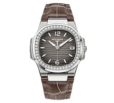 Patek Philippe Nautilus 7010 White Gold / Smoke Gray / Strap 7010G-012 Patek Philippe Nautilus 7010 White Gold / Smoke Gray / Strap 7010G-012
