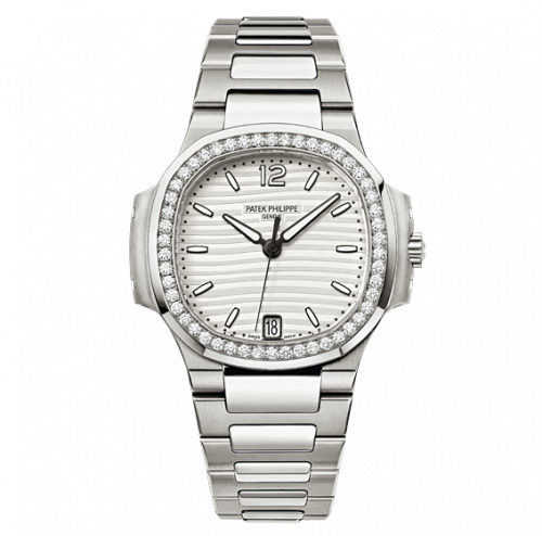 Patek Philippe Nautilus 7018 'Silvery White' Stainless Steel / White 7018/1A-001 Patek Philippe Nautilus 7018 'Silvery White' Stainless Steel / White 7018/1A-001