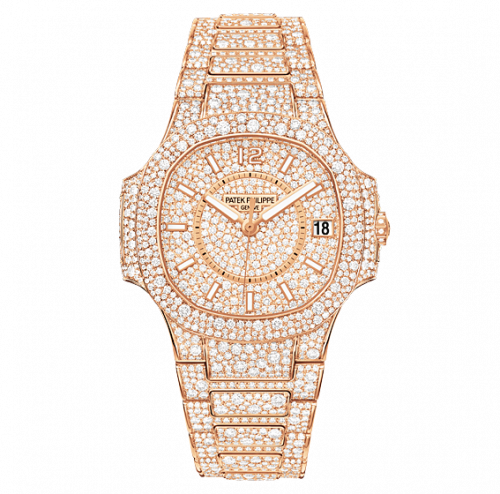 Patek Philippe Nautilus 7021 Rose Gold / Diamond 7021/1R-001 Patek Philippe Nautilus 7021 Rose Gold / Diamond 7021/1R-001