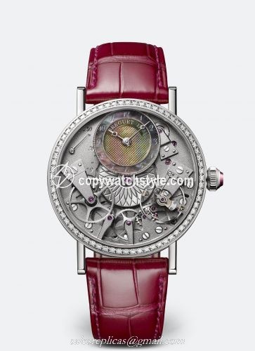 Breguet Tradition Dame 7038 Automatique White Gold / Diamond / MOP 7038BB/1T/9V6/D00D