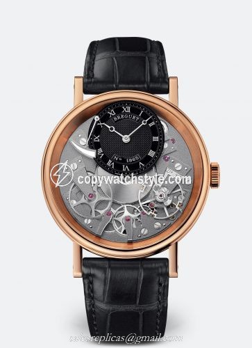 Breguet Tradition 7057 Rose Gold / Black 7057BR/G9/9W6 Breguet Tradition 7057 Rose Gold / Black 7057BR/G9/9W6