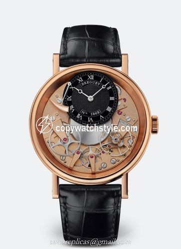 Breguet Tradition 7057 Rose Gold / Black 7057BR/R9/9W6v Breguet Tradition 7057 Rose Gold / Black 7057BR/R9/9W6v
