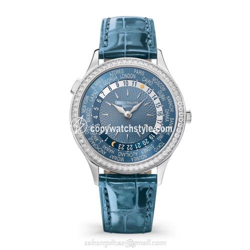 Patek Philippe World Time 7130 White Gold / Blue 7130G-016 Patek Philippe World Time 7130 White Gold / Blue 7130G-016