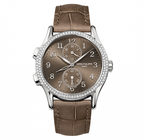 Patek Philippe Calatrava Travel Time 7134 White Gold 7134G-001 Patek Philippe Calatrava Travel Time 7134 White Gold 7134G-001