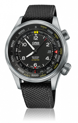 Oris Big Crown ProPilot Altimeter Feet / Black Textile 01 733 7705 4134-Set 5 23 15FC Oris Big Crown ProPilot Altimeter Feet / Black Textile 01 733 7705 4134-Set 5 23 15FC