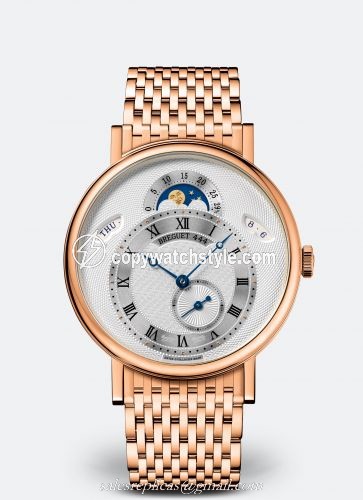 Breguet Classique 7337 Rose Gold / Silver / Bracelet 7337BR/1E/RV0 Breguet Classique 7337 Rose Gold / Silver / Bracelet 7337BR/1E/RV0