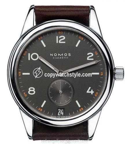 Nomos Glashutte Club Datum Dunkel Glasboden 734