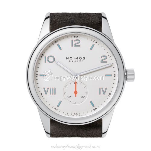 Nomos Glashutte Club Campus 38 Silver 735