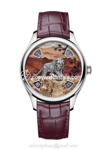 Vacheron Constantin Les Cabinotiers Les Cabinotiers Imperial Tiger White Gold / Red Wood 7600C/000G-B449