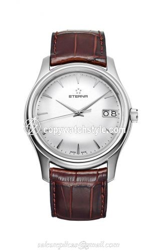 Eterna Vaughan Big Date Silver 7630.41.61.1185