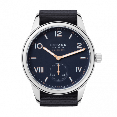 Nomos Glashutte Club Campus Neomatik 39 Midnight Blue / Textile 767 Nomos Glashutte Club Campus Neomatik 39 Midnight Blue / Textile 767