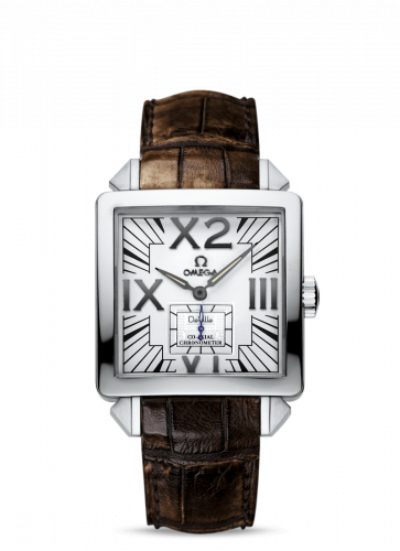 Omega De Ville X2 Co-Axial 35 Small Seconds White Gold / White 7710.30.39