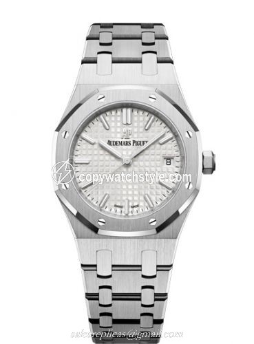 Audemars Piguet Royal Oak Selfwinding 34 Stainless Steel / Silver / Bracelet 77350ST.OO.1261ST.01 Audemars Piguet Royal Oak Selfwinding 34 Stainless Steel / Silver / Bracelet 77350ST.OO.1261ST.01