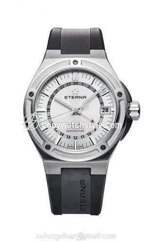 Eterna Royal KonTiki GMT Silver 7740.40.11.1289 Eterna Royal KonTiki GMT Silver 7740.40.11.1289