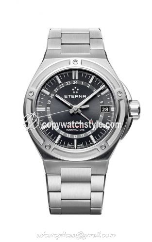 Eterna Royal KonTiki GMT Black / Bracelet 7740.41.41.0280 Eterna Royal KonTiki GMT Black / Bracelet 7740.41.41.0280