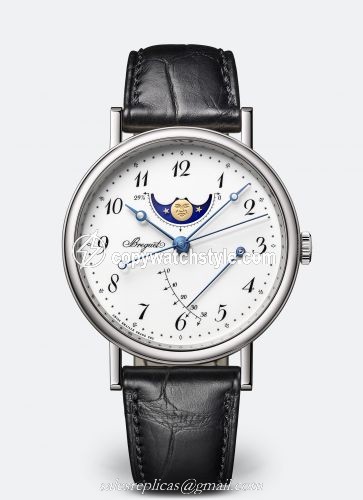 Breguet Classique 7787 Moonphase White Gold / Grand Feu Enamel 7787BB/29/9V6 Breguet Classique 7787 Moonphase White Gold / Grand Feu Enamel 7787BB/29/9V6