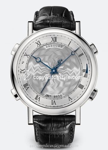 Breguet Classique La Musicale 7800 White Gold / Silver 7800BB/11/9YV
