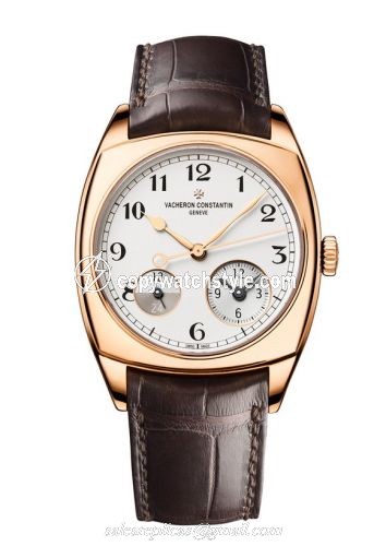 Vacheron Constantin Harmony Dual Time Pink Gold / Black Numerals 7800S/000R-B140 Vacheron Constantin Harmony Dual Time Pink Gold / Black Numerals 7800S/000R-B140