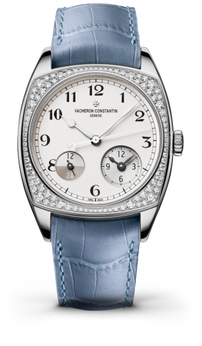 Vacheron Constantin Harmony Dual Time White Gold With Diamonds / Black Numerals 7805S/000G-B155