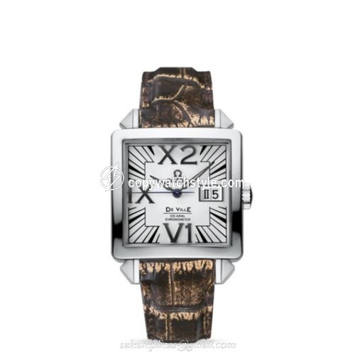 Omega De Ville X2 Co-Axial 35 Big Date Stainless Steel / White 7813.30.39 Omega De Ville X2 Co-Axial 35 Big Date Stainless Steel / White 7813.30.39