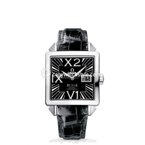 Omega De Ville X2 Co-Axial 35 Big Date Co-Axial Stainless Steel / Black 7813.50.31