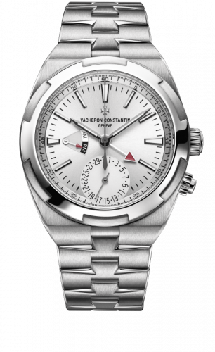 Vacheron Constantin Overseas Dual Time Stainless Steel / Silver 7900V/110A-B333 Vacheron Constantin Overseas Dual Time Stainless Steel / Silver 7900V/110A-B333