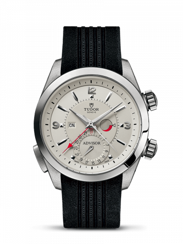 Tudor Heritage Advisor Stainless Steel / TItanium / Silver / Silk 79620T-0009 Tudor Heritage Advisor Stainless Steel / TItanium / Silver / Silk 79620T-0009