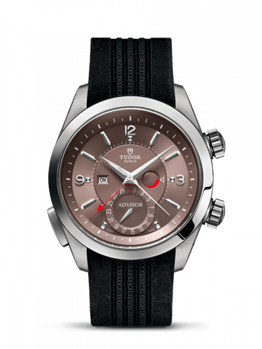 Tudor Heritage Advisor Stainless Steel / TItanium / Cognac / Silk 79620TC-0004 Tudor Heritage Advisor Stainless Steel / TItanium / Cognac / Silk 79620TC-0004