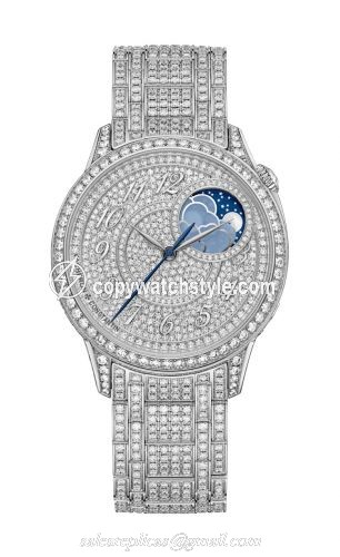 Vacheron Constantin egerie Moonphase 37 White Gold / Diamond / Diamond / Bracelet 8016F/126G-B499 Vacheron Constantin egerie Moonphase 37 White Gold / Diamond / Diamond / Bracelet 8016F/126G-B499