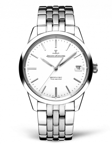 Jaeger-LeCoultre Geophysic True Second Stainless Steel / Silver / Bracelet 8018120