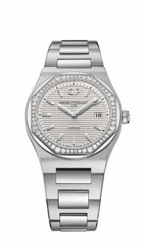 Girard-Perregaux Laureato 34 Quartz Stainless Steel / Diamond / Silver 80189D11A131-11A Girard-Perregaux Laureato 34 Quartz Stainless Steel / Diamond / Silver 80189D11A131-11A