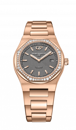 Girard-Perregaux Laureato 34 Quartz Pink Gold / Diamond / Grey 80189D52A232-52A Girard-Perregaux Laureato 34 Quartz Pink Gold / Diamond / Grey 80189D52A232-52A