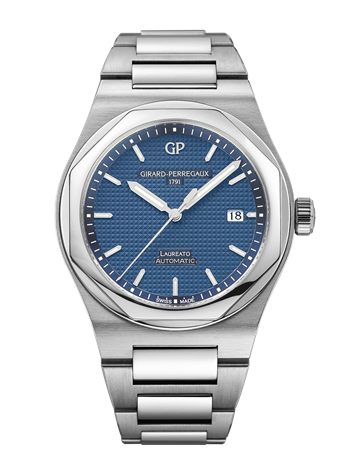 Girard-Perregaux Laureato 41 Automatic Stainless Steel / Blue 81000-11-431-11A Girard-Perregaux Laureato 41 Automatic Stainless Steel / Blue 81000-11-431-11A