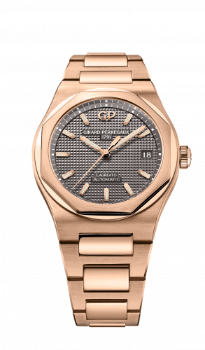 Girard-Perregaux Laureato 38 Automatic Pink Gold / Grey 81005-52-232-52A Girard-Perregaux Laureato 38 Automatic Pink Gold / Grey 81005-52-232-52A