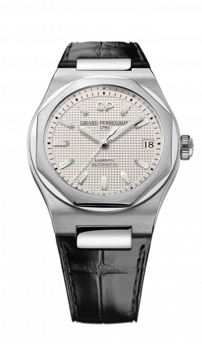 Girard-Perregaux Laureato 42 Automatic Stainless Steel / Silver / Alligator 81010-11-131-BB6A Girard-Perregaux Laureato 42 Automatic Stainless Steel / Silver / Alligator 81010-11-131-BB6A