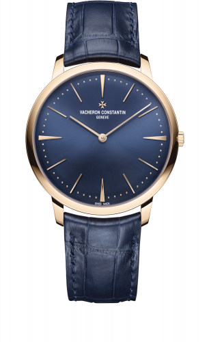 Vacheron Constantin Patrimony Contemporaine 40 Manual-Winding Pink Gold / Blue 81180/000R-B518 Vacheron Constantin Patrimony Contemporaine 40 Manual-Winding Pink Gold / Blue 81180/000R-B518