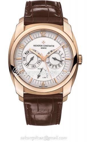 Vacheron Constantin Quai de l'Ile Pink Day-Date Gold / Silver 85050/000R-I0P29 Vacheron Constantin Quai de l'Ile Pink Day-Date Gold / Silver 85050/000R-I0P29
