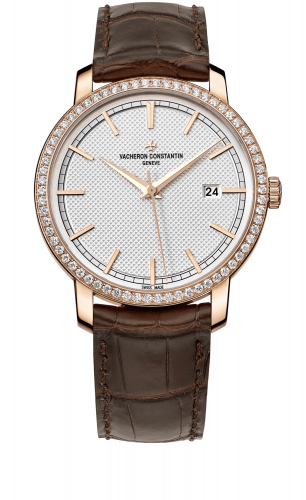 Vacheron Constantin Traditionnelle Self-Winding Pink Gold / Diamond / Silver 85520/000R-9850 Vacheron Constantin Traditionnelle Self-Winding Pink Gold / Diamond / Silver 85520/000R-9850